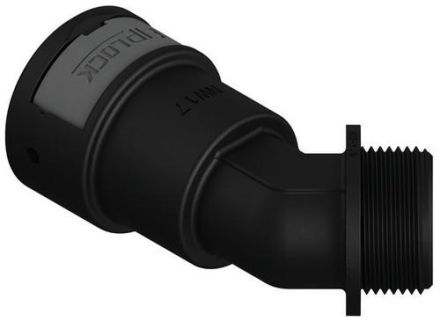 Fränkische Rohrwerke 4891021700 AAPA-17M20PB sw 45° plastic metric connection screw