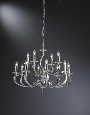 Brumberg 50806020 pendant light, chrome E14, 12x40W max.