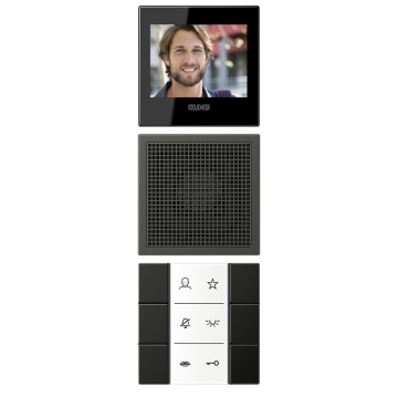 Jung SIVIAL627AN Siedle In-Home bus video indoor stations, LS series, anthracite (painted aluminum)