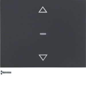 BERKER 85245275 KNX-RF blind button quicklink K.1/K.5 | Arrows | matt anthracite