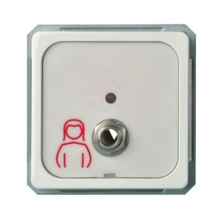 ELSO 735164 socket for bulb button without light button pure white