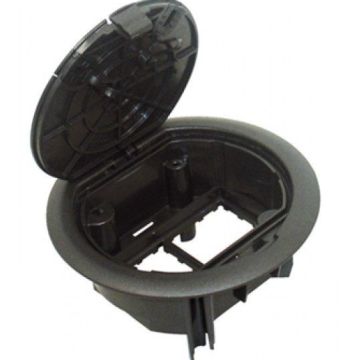 EFAPEL FLOOR BOX ANTHRACITE - 4 MODULES