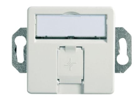 Telegärtner J00020A0507 Cat.6A AMJ45/B 8K UP/50 2-hole support ring data socket