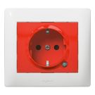 Legrand 771046 socket illuminated Galea, (red)