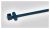 HellermannTyton 111-01976 MCTRFIDCLA PA66MP blue cable ties