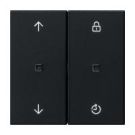 Gira 5492005 rocker switch radio bus black with plastic thermoplastic