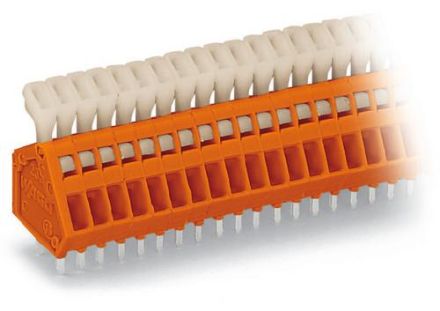 Wago 233-510 print terminal 10f 1re or series 233 RM=2.54