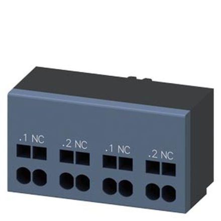 Siemens 3RA6912-2A auxiliary switch spring-loaded connection