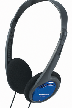 Panasonic RP-HT010 blue lightweight headphones