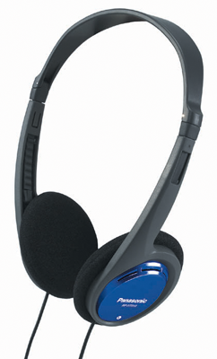 Panasonic RP-HT010 blue lightweight headphones