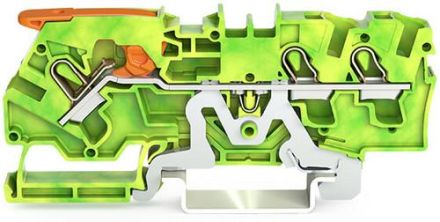Wago 2104-1307 2.5qmm green-yellow 3-wire through terminal