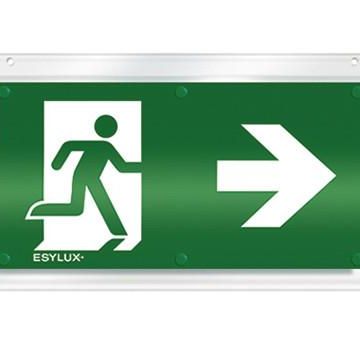 EsyLux EN10079054 one-sided arrow right 24m EKW for SLX pictogram disc