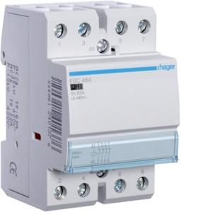 Hager ESC464 contactor 63A 4OE 230V