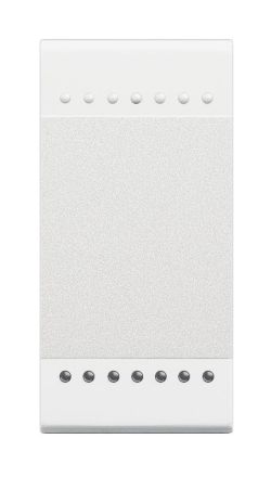 Bticino N4915LN rocker neutral 1mod bright white, (white)