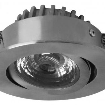 Megaman Dim. RICO HR IP44 36° NI 9W 700lm 928 LED recessed ceiling spotlight