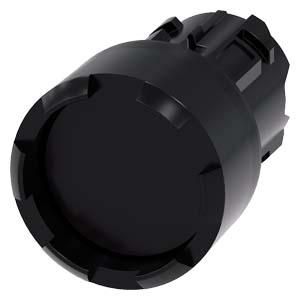 Siemens 3SU1000-0DB10-0AA0 push button 22mm round black front ring