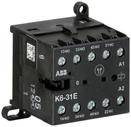 ABB Stotz-Kontakt GJH1211051R0311 K6-31E-01 24V 40-450Hz miniature auxiliary contactor
