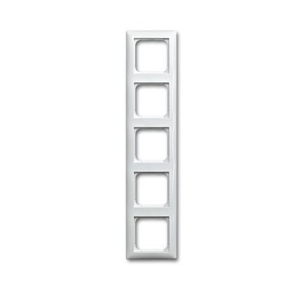 Busch-Jaeger 1725-914 cover frame, 5-way frame alpine white