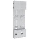 ABN 3Pkt 2Z 2R 6x63A LUX 5-pole 250x1350mm meter panel (Z29222L)