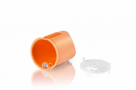 F-TRONIC E134 D:35mm T:45mm incl. lid hollow wall outlet box