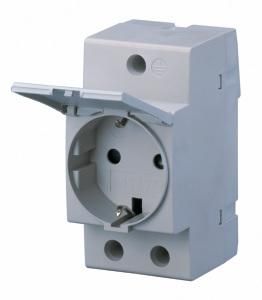 ABB Stotz-Kontakt M1175-C, SCHUKO socket with hinged cover, 2CSM211000R0721