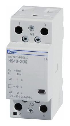 Doepke HS 2-230AC/40-20 installation contactor, 09980445