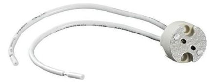 Dotlux 4888 G5.3 socket with 12.5 cm cable Socket with connection cable