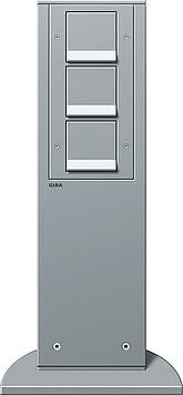 Gira 134126 491mm 3xSCHUKO KS energy column energy column color aluminum
