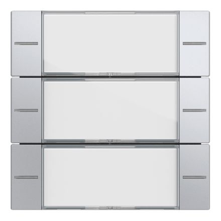 GIRA 577326 described rocker set for touch sensor 4 System 55 | 3-way | color aluminum
