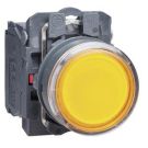 Schneider Electric XB5AW35M5 230...240 V AC yellow illuminated push button