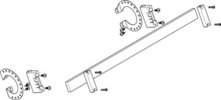 ABN N/PE with CU 30x10mm 1-pole 27° busbar module (MXSC21361)