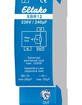 Eltako 22100430 current limiting relay SBR12-230V/240F capacitive