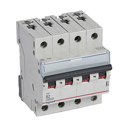 Legrand 404148 Circuit breaker TX3 B2A 4P 10KA 4M