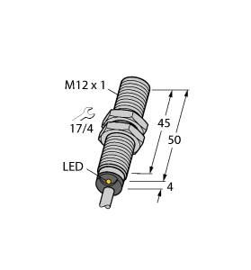Turck 1634120 BI3U-M12-AN6X Inductive sensor
