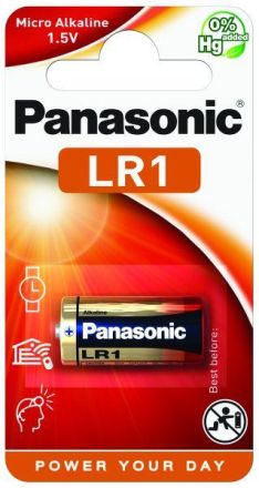 Hückmann 105062 Panasonic Alkaline LR1L/1BE battery
