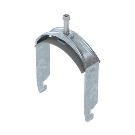 OBO Bettermann 1186797 2056 BS-U1-K-100 FT 90-100mm steel U-clamp