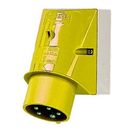 Mennekes 340 16A 5-pin 4h 110V IP44 wall plug