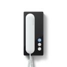 Siedle HTS 811-0 SH/W in-house telephone standard in black high gloss/white