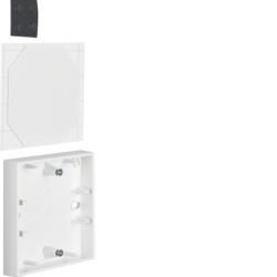 Berker 10079909 Surface-mounted housing 1-way flat version, S.1 polar white matt Berker S.1