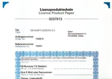 Eaton SW-XSOFT-CODESYS-3-S single-user PLC programming software, 171886