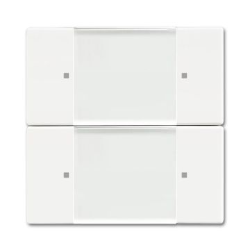 Busch-Jaeger 6736-884 control element ZigBee Light Link, 2-way studio white matt