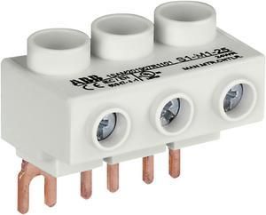 ABB Stotz-Kontakt S1-M1-25, 3-phase feed-in block flat, for MS116 / MS132, 25mm2, 1SAM201907R1101