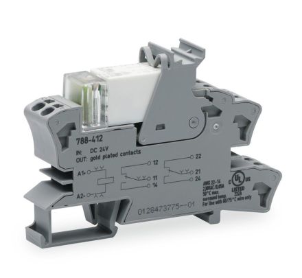 Wago 788-404 3-pin 24VDC relay modules