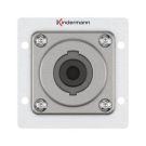 Kindermann 7444000413 Audio Speakon connection panel
