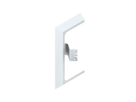 Niedax DAWRL170C left 218x80mm powder-coated device duct wall rosette
