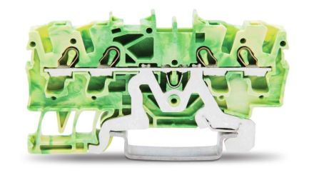Wago 2002-1407 TOPJOB S 2.5qmm gnge 4 conductor protective conductor terminal