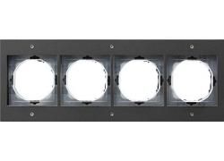 Gira 021467 4-way cover frame Gira TX_44 (WG UP) anthracite