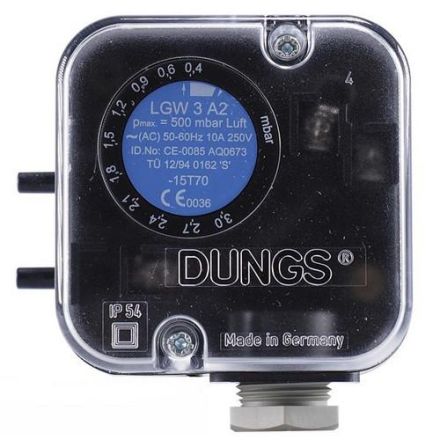 JUMO 00380641 4ADS-82 30 .. 150 mbar pressure and differential pressure switch