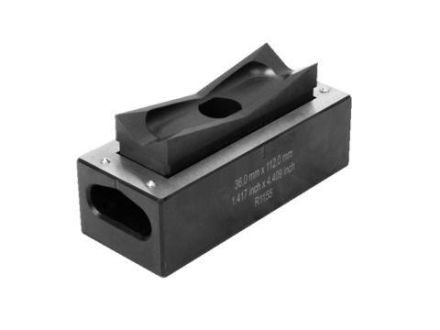 RITTAL 4055465 Sheet metal hole punch rectangular 36x112mm 24-pin