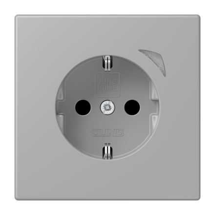 Jung BTLC1521SE204 JUNG HOME SCHUKO® socket, 16 A 250 V ~, Energy, screw terminals, with function display, integrated increased contact protection, SAFETY+, thermoplastic ( LC3201 )
